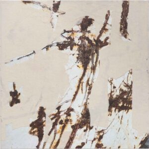 WIENER SPUREN - 2024, Mischtechnik auf Leinwand, 50 x 50 cm, L2671, Foto © Ferdinand Neumüller Oman Valentin