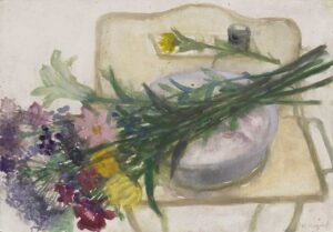 BLUMENSTRAUSS - 1996, Aquarell auf Bütten, 37,7 x 54,5 cm, WVZ 2249 Hradil Rudolf