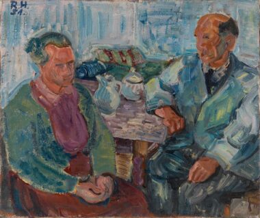 DIE ELTERN DES MALERS - 1951, Öl auf Leinwand, 71 x 84,5 cm, WVZ 0522, Salzburg Museum (Erbschaft 2023) © Fotograf Hannes Auer Hradil Rudolf