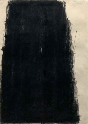 ARNULF RAINER, ÜBERMALUNG STEPHANSDOM - 1956, Tusche auf Papier, 43 x 30,5 cm Rainer Arnulf