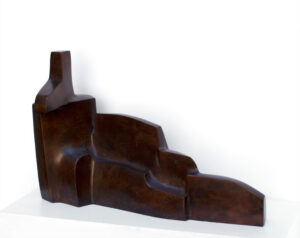 HERBERT ALBRECHT, LIEGENDE FIGUR - 2016, Bronze, Exemplar: 1/3, Höhe 39 cm Albrecht Herbert