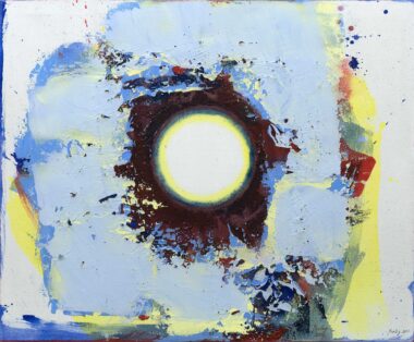 LOCHBILD-EINFACH - 2017, Acryl auf Leinwand, 95 x 115 cm Prelog Drago