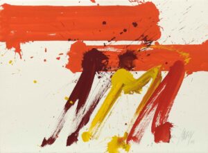 MARKUS PRACHENSKY, RYTHMES DES CALANQUES - 2009, Acryl auf Bütten, 56 x 76,4 cm Prachensky Markus