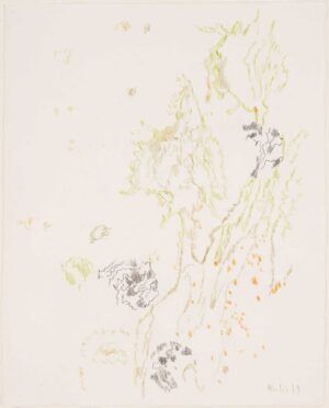 MAX WEILER, OHNE TITEL - 1979, Farbkreiden auf Papier, 31,2 x 24,8 cm Weiler Max