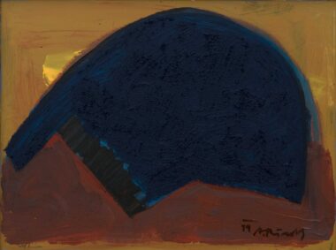 OHNE TITEL - 2019, Acryl auf Hartfaserplatte, ca. 58 x 78 cm Riedl Alois