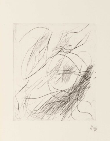 OHNE TITEL, Radierung, 22 x 18,5 cm (33 x 27,1 cm) Hollegha Wolfgang