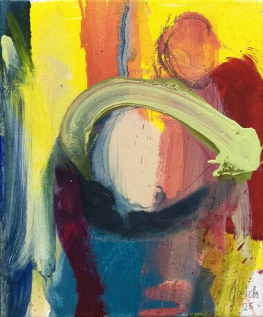 OHNE TITEL - 2025, Öl auf Leinwand, 47 x 39 cm Gleich Joanna