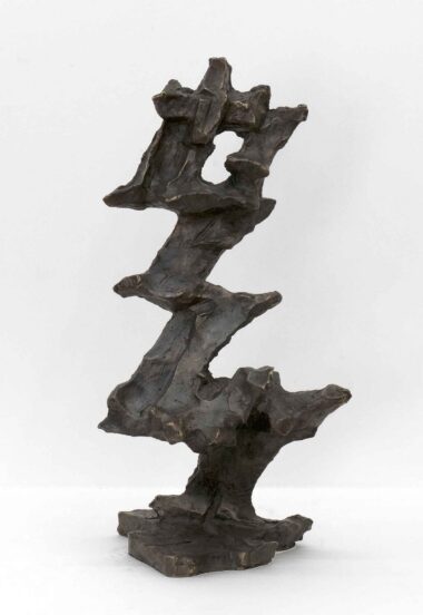 SCHRÄGE FIGUR - 1960-61, Bronze, Exemplar: EA II/III, H 54 cm T 26,5 cm B 25 cm, WV 61 Urteil Andreas