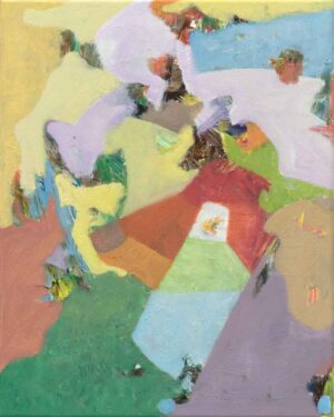 OHNE TITEL - 2025, Öl auf Leinwand, 50 x 40 cm (3) Taupe Johann Julian