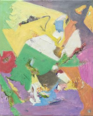 OHNE TITEL - 2025, Öl auf Leinwand, 50 x 40 cm Taupe Johann Julian