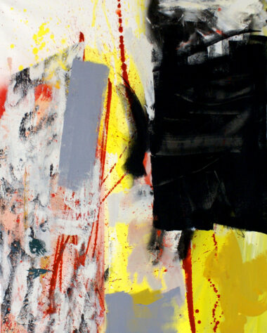 OHNE TITEL - um 2011, Acryl auf Leinwand, 100 x 80 cm Stejskal Herbert