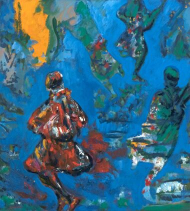 DER TRAUM - 2013, Öl auf Leinwand, 100 x 90 cm Scheidl Roman