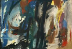 OHNE TITEL - um 1960, Öl auf Leinwand, 90 x 130 cm Aduatz Friedrich