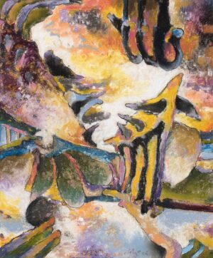 AUS SARASTROS KÜCHE - Venedig 2006, aus dem Zyklus Sarastros Küche, Pastell auf Papier, 42,5 x 35 cm, FD 06018 Danielis Friedrich