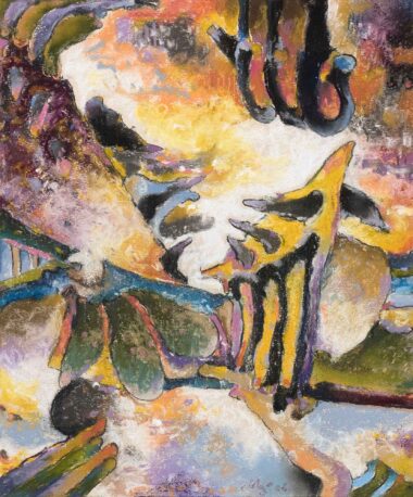 AUS SARASTROS KÜCHE - Venedig 2006, aus dem Zyklus Sarastros Küche, Pastell auf Papier, 42,5 x 35 cm, FD 06018 Danielis Friedrich