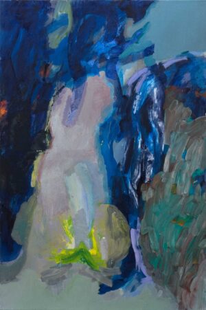 DER OFFENE MOMENT - 2025, Öl auf Leinwand, 135 x 90 cm Kremsmayer Hermann