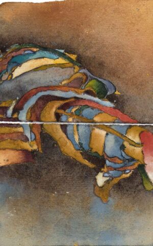 DOPPLER - New York 2004, Zyklus aus sieben Gouachen, Diptychon, Gouache auf Papier, ca. 26 x 16,5 cm, FD 04007 Danielis Friedrich