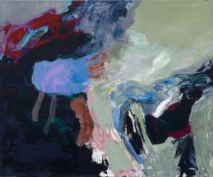 EIN INNERES GELÄNDE - 2025, Öl auf Leinwand, 95 x 115 cm, UNSIGNIERT Kremsmayer Hermann