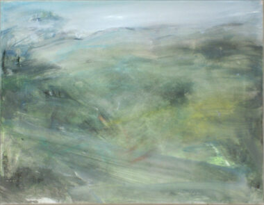 FORCI XVII - 1999, Öl, Pastell auf Leinwand, 35 x 45 cm Anzinger Siegfried