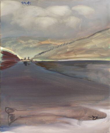 GRUNDLSEE - 2014, Öl auf Leinwand, 68 x 56 cm Anzinger Siegfried