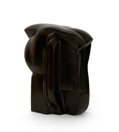 KOPF - 1994, Bronze, ca. H 26,8 B 22 T 13 cm Albrecht Herbert