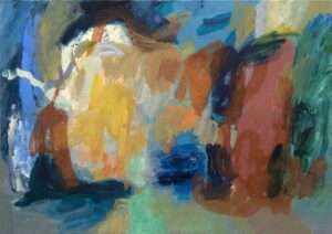 NOCH VOR DER BENENNUNG - 2025, Öl auf Leinwand, 105 x 145 cm Kremsmayer Hermann