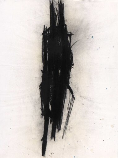 OHNE TITEL - 1960, Kohle auf Papier, ca. 62 x 47,5 cm Bischof Peter