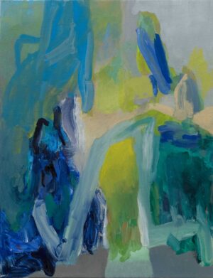 WO DER WEG SICH SELBST VERGISST - 2025, Öl auf Leinwand, 95 x 73 cm Kremsmayer Hermann