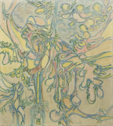 ZUR ZAUBERFLÖTE - London ca. 1970, aus der Zauberflöte, Eitempera auf Leinwand, 89 x 80 cm, FD70001 Danielis Friedrich