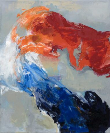 HERMANN KREMSMAYER, PAS DE DEUX - 2025, Öl auf Leinwand, 90 x 75 cm Kremsmayer Hermann