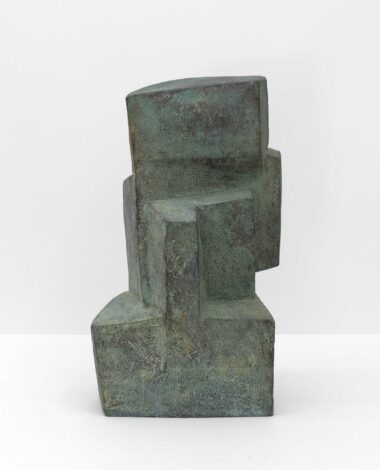JOSEF PILLHOFER, AUFBAU UND DURCHDRINGUNG - 1947, Bronze, Exemplar: 2/6, H 48 B 25 T 22 cm Pillhofer Josef