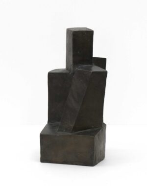 JOSEF PILLHOFER, KOMPAKTE SITZENDE - 2002/2004, Bronze, Exemplar: 1/12, H 28 B 12,5 T 16 cm Pillhofer Josef