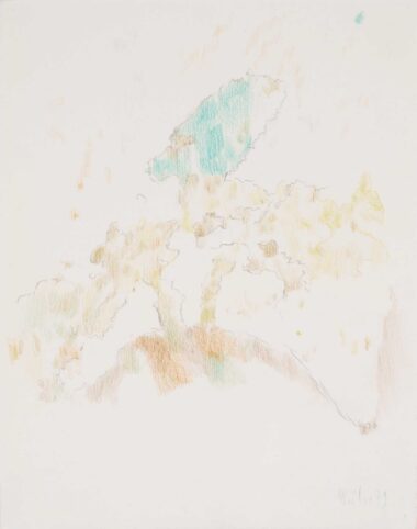 MAX WEILER, OHNE TITEL - 1979, Bleistift, Farbstifte auf Papier, 31,6 x 24,9 cm, WVZ 1912 Weiler Max