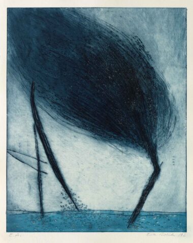 OHNE TITEL - 1993, Farbradierung, Exemplar: E.A., 62 x 49,5 cm (76 x 54 cm) Bosch Eva