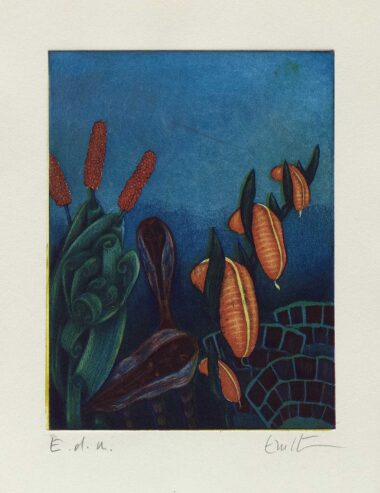 OHNE TITEL - 2007, Radierung, Exemplar: E.d.a, 19,6 x 15 cm (30,3 x 23,9 cm) Möseneder Eva