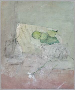 IN WEISSEM GLANZ, Öl auf Leinwand, 55 x 46 cm Bottet Nicole