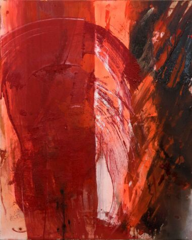 FOCUS - 2024, Öl auf Leinwand, 100 x 80 cm Moser Maria