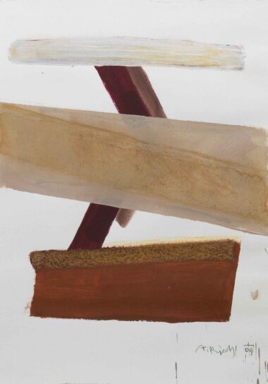 OHNE TITEL - 2009, Acryl auf Papier, 99,8 x 70,3 cm Riedl Alois
