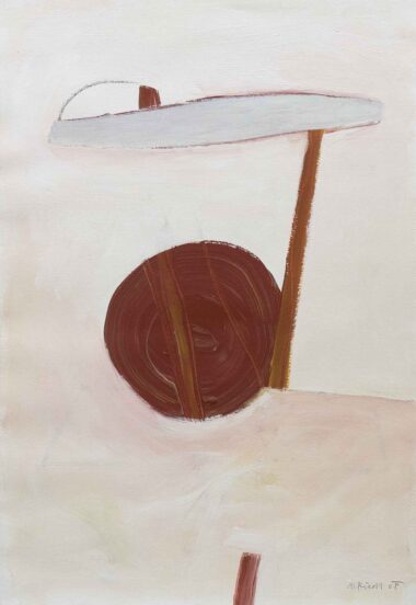 OHNE TITEL - 2008, Acryl auf Papier, 99,6 x 70,1 cm Riedl Alois