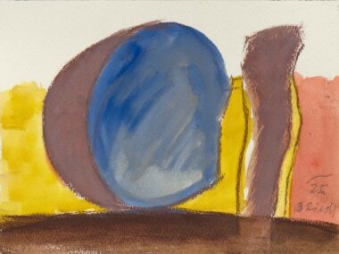 OHNE TITEL - 2025, Mischtechnik auf Papier, 22,9 x 30,8 cm Riedl Alois