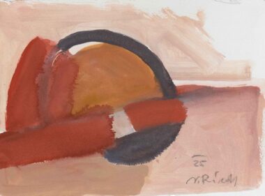 OHNE TITEL - 2025, Mischtechnik auf Papier, 22,9 x 30,8 cm Riedl Alois