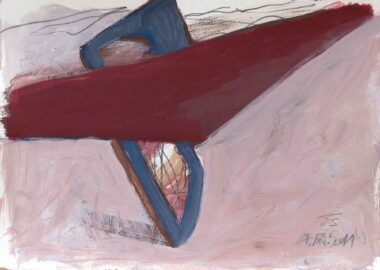 OHNE TITEL - 2025, Mischtechnik auf Papier, 29,5 x 42 cm Riedl Alois