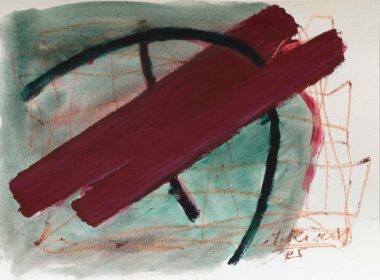 OHNE TITEL - 2025, Mischtechnik auf Papier, 29,9 x 39,9 cm Riedl Alois