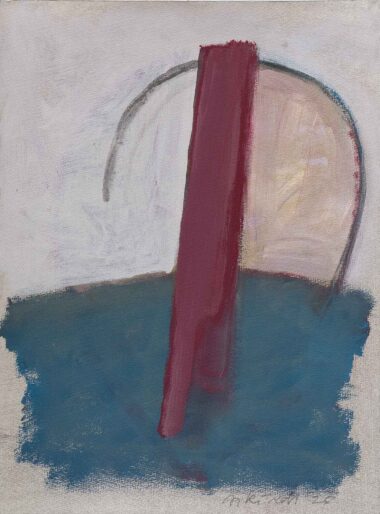 OHNE TITEL - 2025, Mischtechnik auf Papier, 39,9 x 30 cm Riedl Alois
