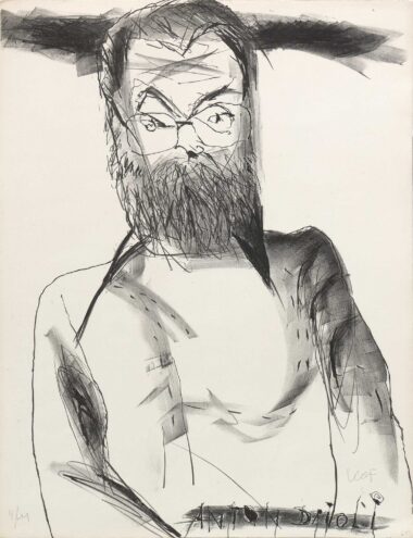 ANTON DRIOLI - 1980, Lithografie, Exemplar: 4/11, 65,5 x 50,5 cm Fleck Karl Anton