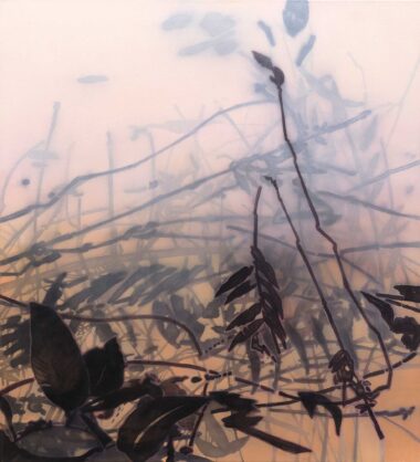 BLOOM I - 2024, Acryl auf Leinwand, 110 x 100 cm Wagner Eva