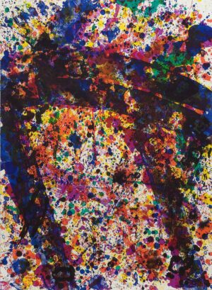 CORAL POLES - 1973, Farblithografie, Exemplar: Exp. proof, 92 x 67,5 cm, Lembark 159 Francis Sam