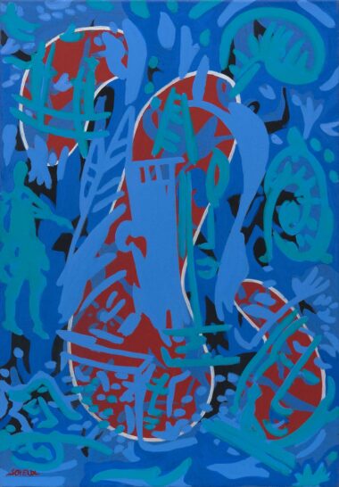 DER AUGENBLICK - 2025, Öl auf Leinwand, 100 x 70 cm Scheidl Roman