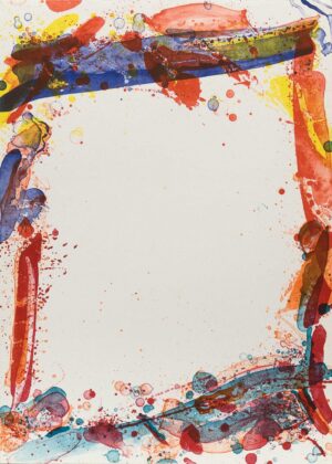 VEILED SAIL - 1969, Farblithografie, Exemplar: 26/50, 89 x 63,5 cm, Lembark 105 Francis Sam