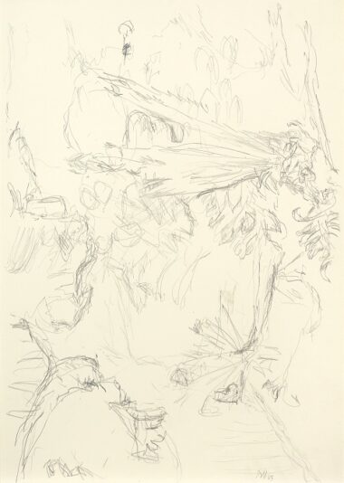 OHNE TITEL - 1965, Bleistift auf Papier, 61,2 x 43,3 cm, Weiler1629 Weiler Max